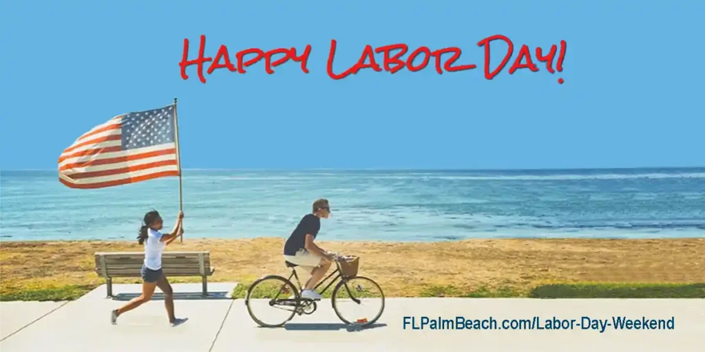 Labor Day Weekend Palm Beach County Events Guide Father Daughter along Beach